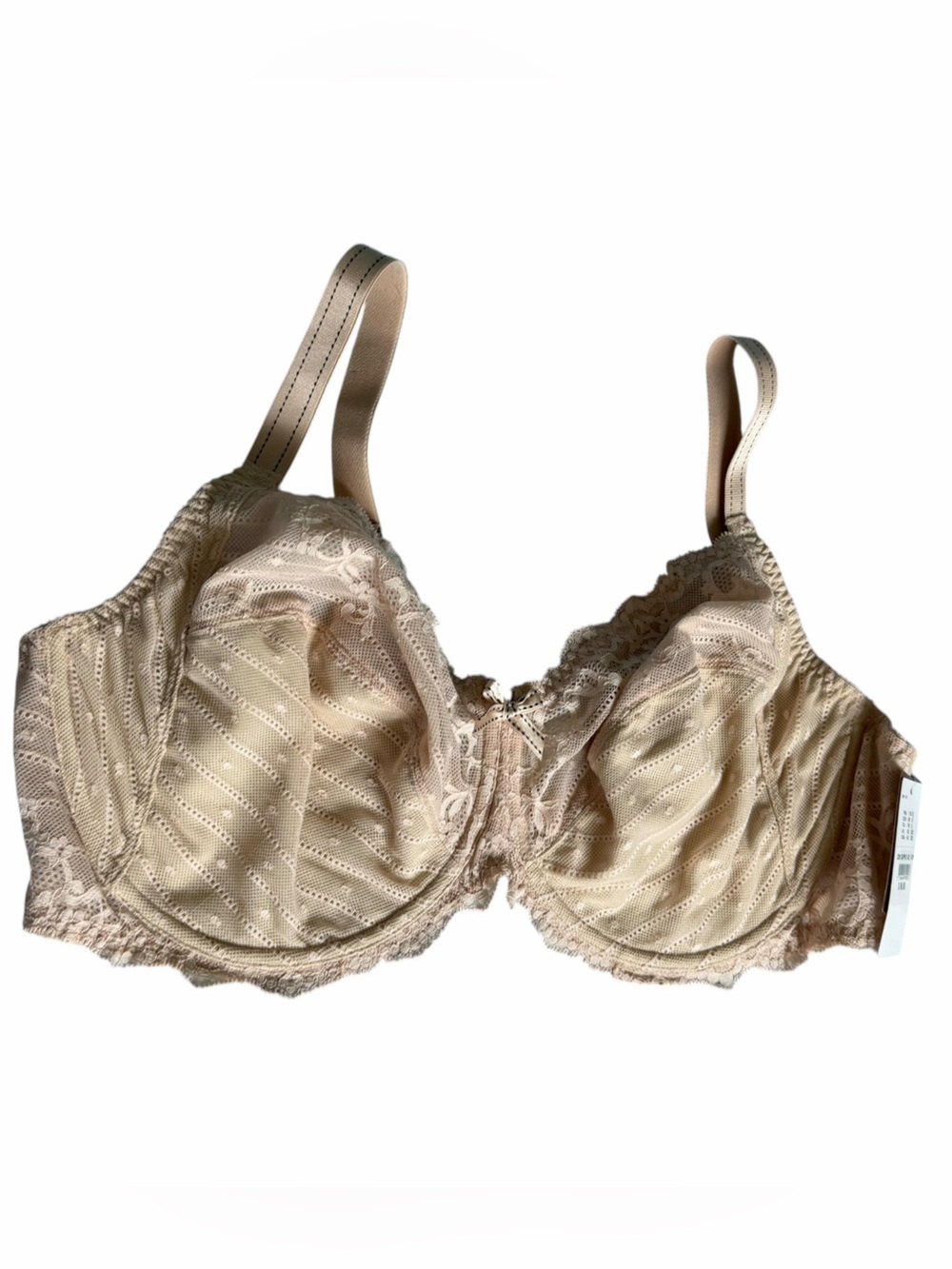 Chantelle Nude Lace Bra Size 42DD NWT Luxury Lingerie